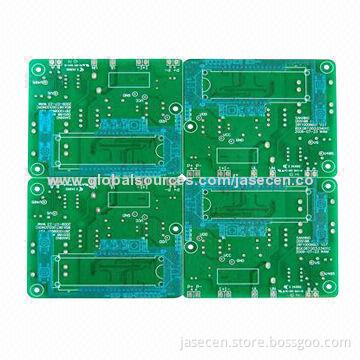 1.6mm PCB board with green solder mask for single-phase meter